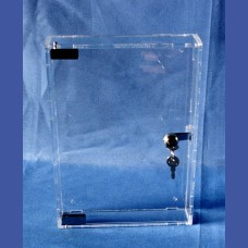 VITRINA Tablero anuncios para 1 und. A-4 en horizontal<br>Medidas: 319 x 50 x 230 mm<br>